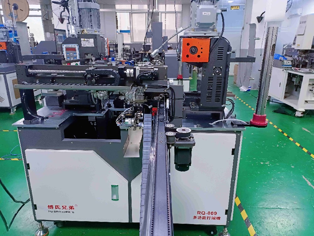 全自動并線打端子機，排線打端機，護套線靜音端子機